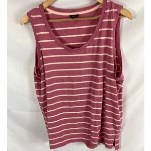Nautica Striped Casual Tank Size XL
